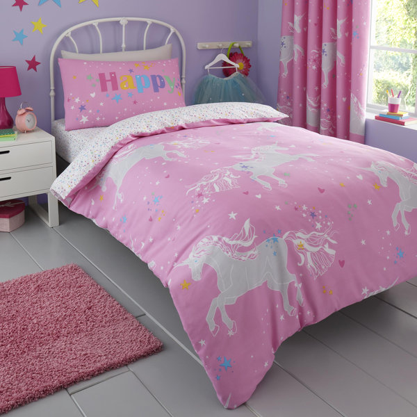 Unicorn double 2024 quilt cover